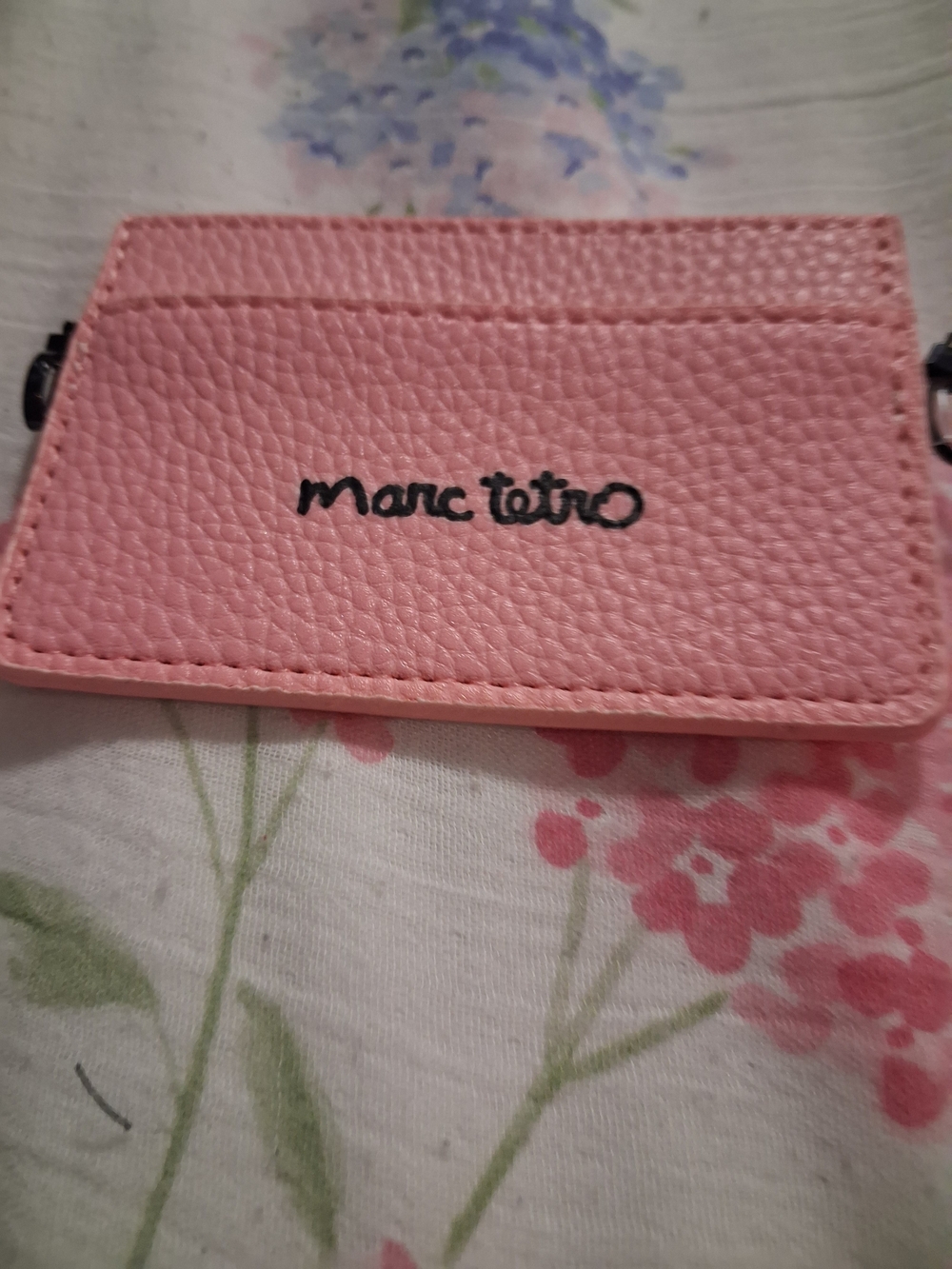 Marc Tetro Pink Leather Card Wallet